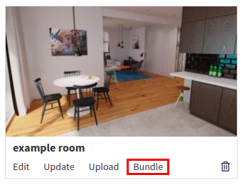 Download bundled scene